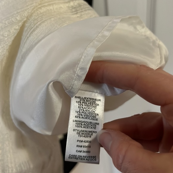 Ivory/Off White Fit/Flare Dress - Picture 5 of 6